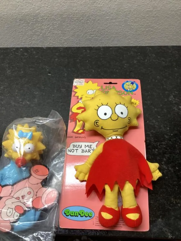 Lisa Simpson toy in its package