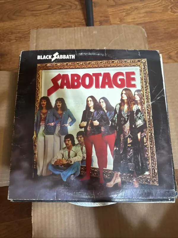 Black Sabbath Sabotage vinyl record