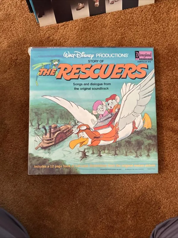 The Rescuers Disney vinyl record