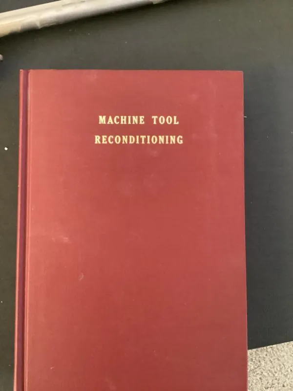 Machine Tool Reconditioning book