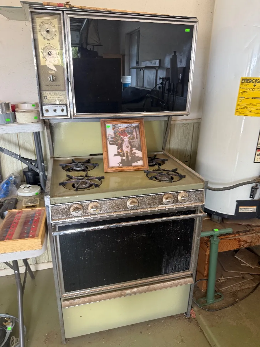 Vintage kitchen stove and oven