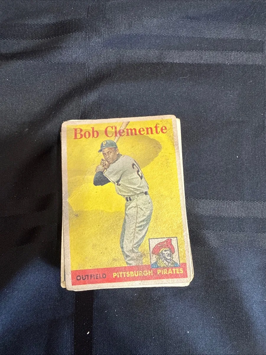 Bob Clemente baseball card